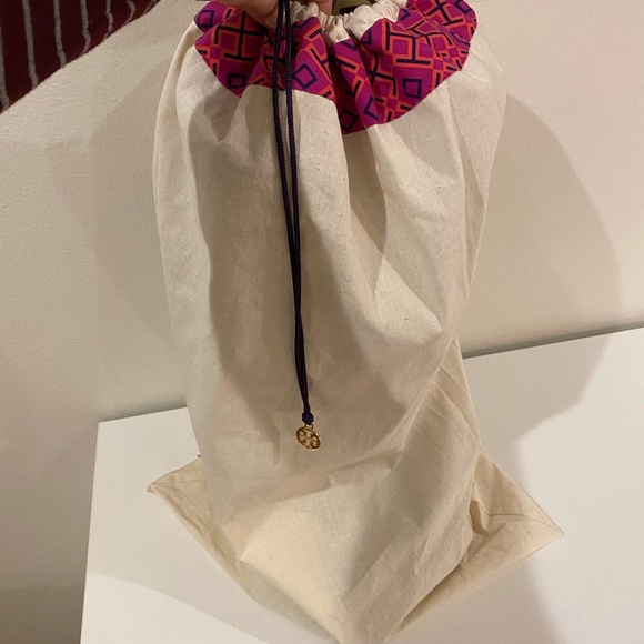 Tory Burch Kieran Leather Logo Riding Boots - Picture 8 of 8